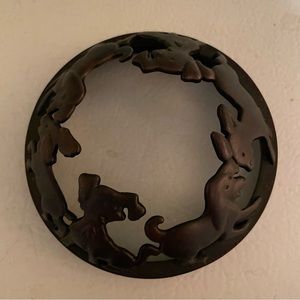 Yankee Candle Illuma Lid Jar Candle Topper With Dogs